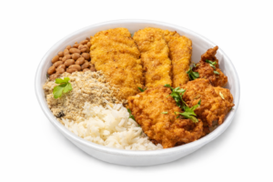 Marmitex de frango a milanesa