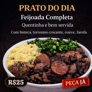 Marmitex Feijoada R$25